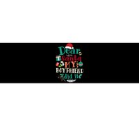 Dear Santa My Boyfriend Did It Funny Christmas Pajama Bumper Sticker