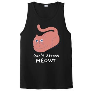 Dont Stress Meowt Funny Cat Lover Quote Pun Joke Graphic Gift PosiCharge Competitor Tank