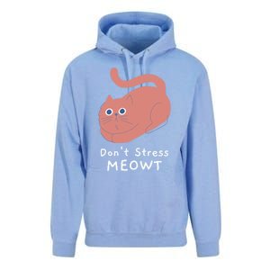 Dont Stress Meowt Funny Cat Lover Quote Pun Joke Graphic Gift Unisex Surf Hoodie