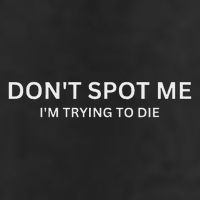 Don't Spot Me, I'm Trying To Die Bodybuilding Lifting Golf Towel