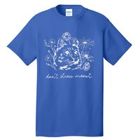 Dont Stress Meowt Cat At Peace Among Flowers Cute Gift Tall T-Shirt