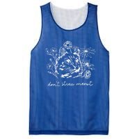 Dont Stress Meowt Cat At Peace Among Flowers Cute Gift Mesh Reversible Basketball Jersey Tank