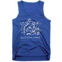 Dont Stress Meowt Cat At Peace Among Flowers Cute Gift Tank Top