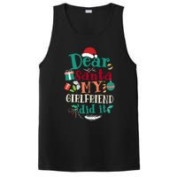 Dear Santa My Girlfriend Did It Funny Christmas Pajama PosiCharge Competitor Tank