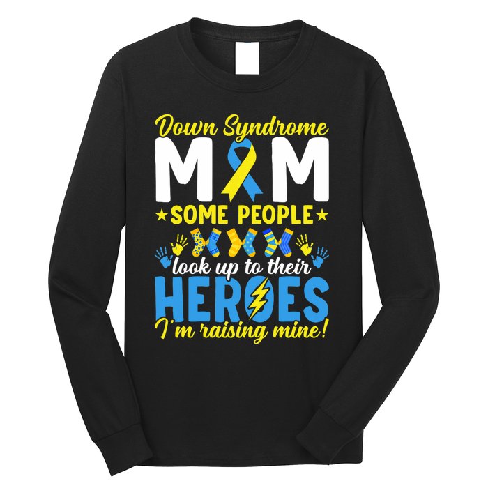 Down Syndrome Mom T21 Trisomy 21 Down Syndrome Awareness Long Sleeve Shirt