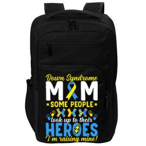 Down Syndrome Mom T21 Trisomy 21 Down Syndrome Awareness Impact Tech Backpack