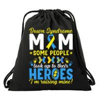 Down Syndrome Mom T21 Trisomy 21 Down Syndrome Awareness Drawstring Bag