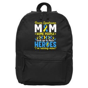 Down Syndrome Mom T21 Trisomy 21 Down Syndrome Awareness 16 in Basic Backpack