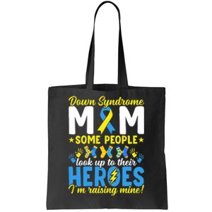 Down Syndrome Mom T21 Trisomy 21 Down Syndrome Awareness Tote Bag