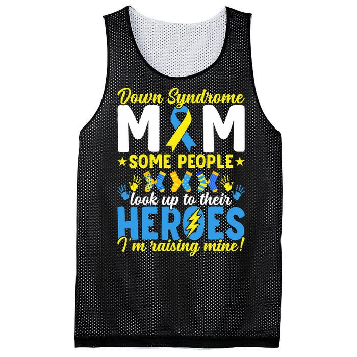 Down Syndrome Mom T21 Trisomy 21 Down Syndrome Awareness Mesh Reversible Basketball Jersey Tank