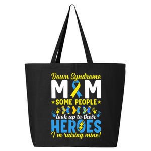 Down Syndrome Mom T21 Trisomy 21 Down Syndrome Awareness 25L Jumbo Tote