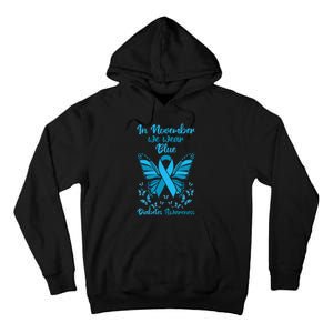 Diabetes Support November Blue Diabetes Awareness Tall Hoodie