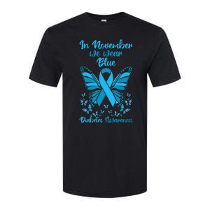 Diabetes Support November Blue Diabetes Awareness Softstyle CVC T-Shirt