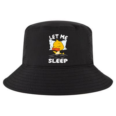Duck Sleeping Need More Sleep Let Me Sleep Cool Comfort Performance Bucket Hat