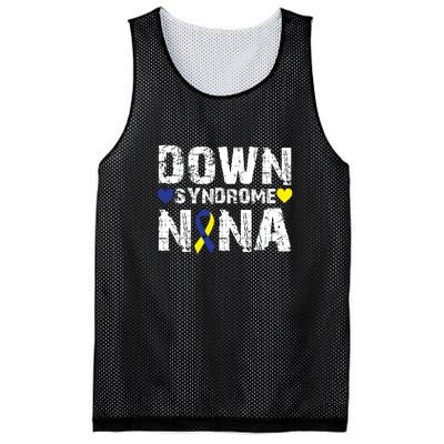 Down Syndrome Nana Family Matching For Down Syndrome Awareness Gift Mesh Reversible Basketball Jersey Tank