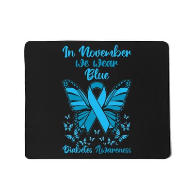 Diabetes Support November Blue Diabetes Awareness Mousepad