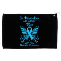 Diabetes Support November Blue Diabetes Awareness Grommeted Golf Towel