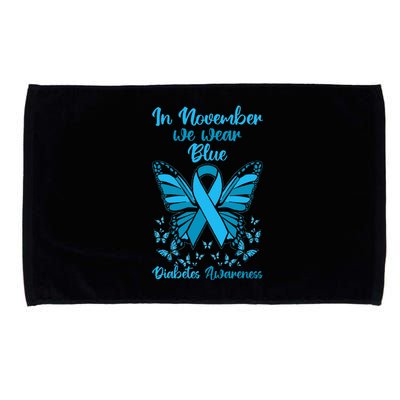 Diabetes Support November Blue Diabetes Awareness Microfiber Hand Towel