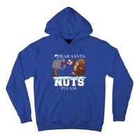 Dear Santa Nuts Please Christmas Squirrel Gift Hoodie