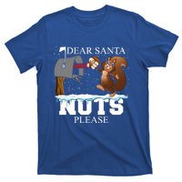 Dear Santa Nuts Please Christmas Squirrel Gift T-Shirt