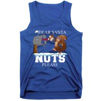 Dear Santa Nuts Please Christmas Squirrel Gift Tank Top