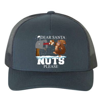 Dear Santa Nuts Please Christmas Squirrel Great Gift Yupoong Adult 5-Panel Trucker Hat