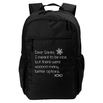 Dear Santa Naughty Christmas  Daily Commute Backpack