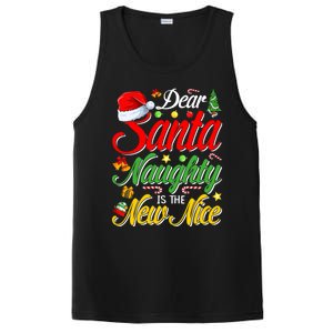 Dear Santa Naughty Is The New Nice Christmas Gift PosiCharge Competitor Tank