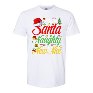 Dear Santa Naughty Is The New Nice Christmas Gift Softstyle CVC T-Shirt