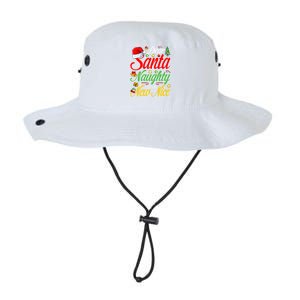 Dear Santa Naughty Is The New Nice Christmas Gift Legacy Cool Fit Booney Bucket Hat