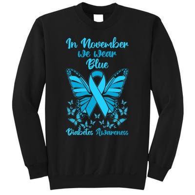 Diabetes Support November Blue Diabetes Awareness Sweatshirt