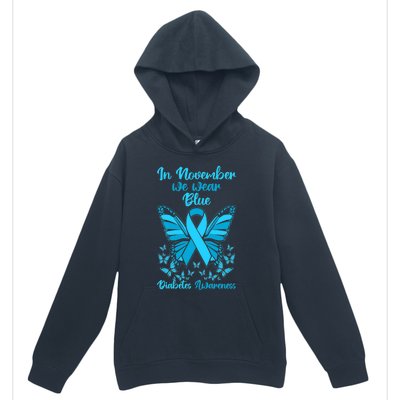 Diabetes Support November Blue Diabetes Awareness Urban Pullover Hoodie