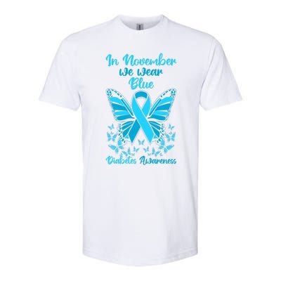 Diabetes Support November Blue Diabetes Awareness Softstyle CVC T-Shirt