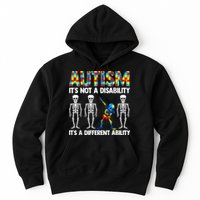 Dabbing Skeleton Not A Disability ASD Awareness Hoodie