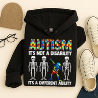 Dabbing Skeleton Not A Disability ASD Awareness Hoodie