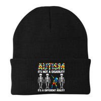 Dabbing Skeleton Not A Disability ASD Awareness Beanie
