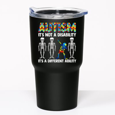 Dabbing Skeleton Not A Disability ASD Awareness Tumbler