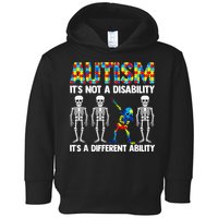 Dabbing Skeleton Not A Disability ASD Awareness Toddler Hoodie