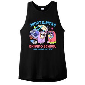 Driving School Nice Parking Spot Rita Ladies PosiCharge Tri-Blend Wicking Tank