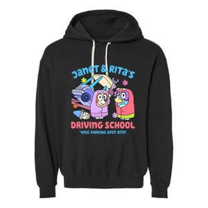 Driving School Nice Parking Spot Rita Garment-Dyed Fleece Hoodie