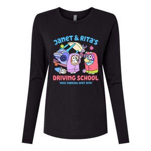 Driving School Nice Parking Spot Rita Womens Cotton Relaxed Long Sleeve T-Shirt