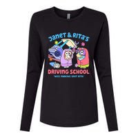 Driving School Nice Parking Spot Rita Womens Cotton Relaxed Long Sleeve T-Shirt