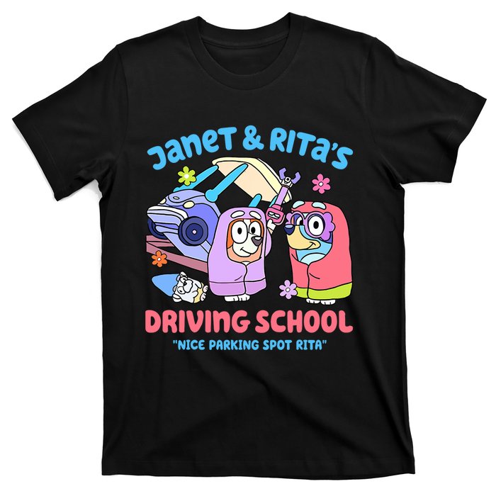 Driving School Nice Parking Spot Rita T-Shirt