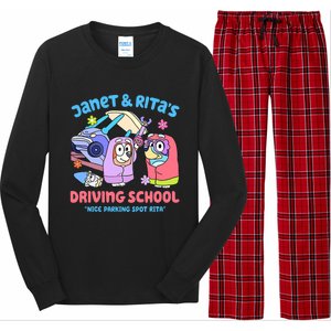 Driving School Nice Parking Spot Rita Long Sleeve Pajama Set