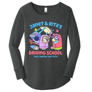 Driving School Nice Parking Spot Rita Women's Perfect Tri Tunic Long Sleeve Shirt