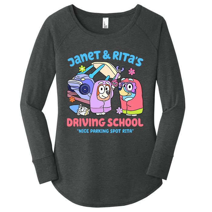 Driving School Nice Parking Spot Rita Women's Perfect Tri Tunic Long Sleeve Shirt