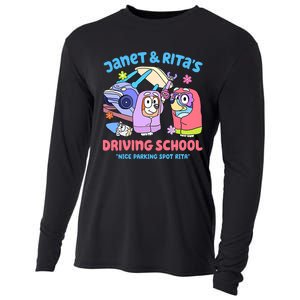 Driving School Nice Parking Spot Rita Cooling Performance Long Sleeve Crew