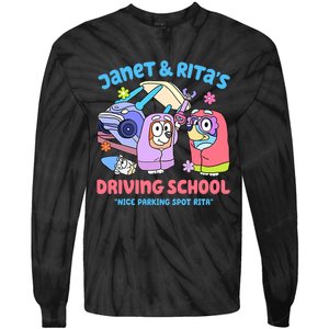 Driving School Nice Parking Spot Rita Tie-Dye Long Sleeve Shirt