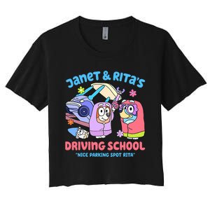 Driving School Nice Parking Spot Rita Women's Crop Top Tee