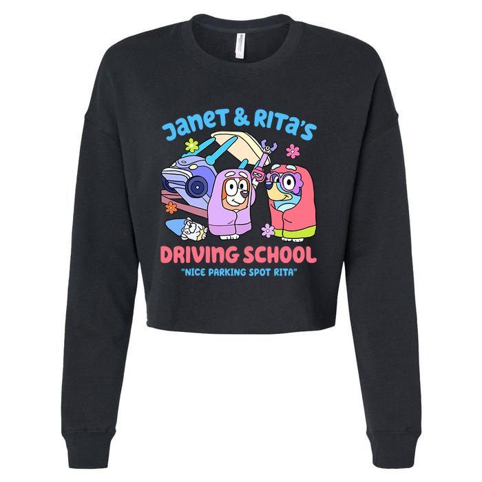 Driving School Nice Parking Spot Rita Cropped Pullover Crew